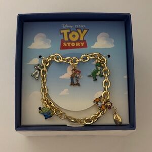 ☀️Disney /PixarToy Story Gold Charm Bracelet